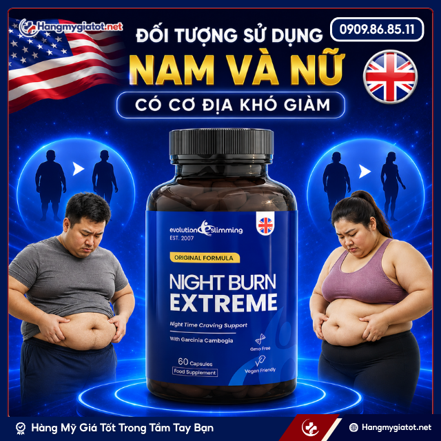 Đối tượng phù hợp sử dụng Night Burn Extreme 1