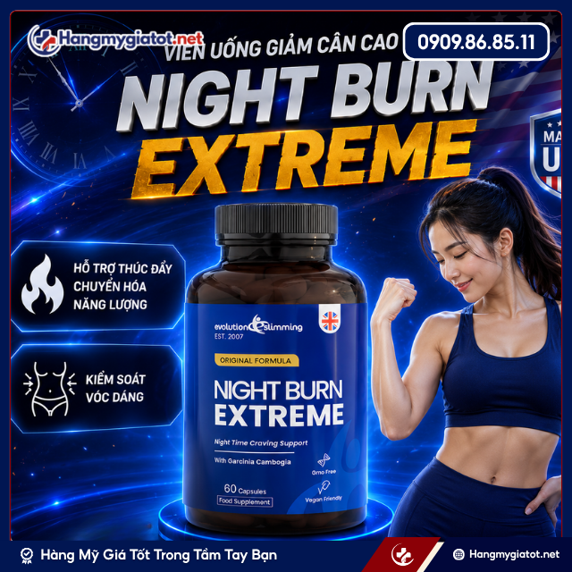 Viên uống giảm cân Night Burn Extreme 60 viên là gì? 1