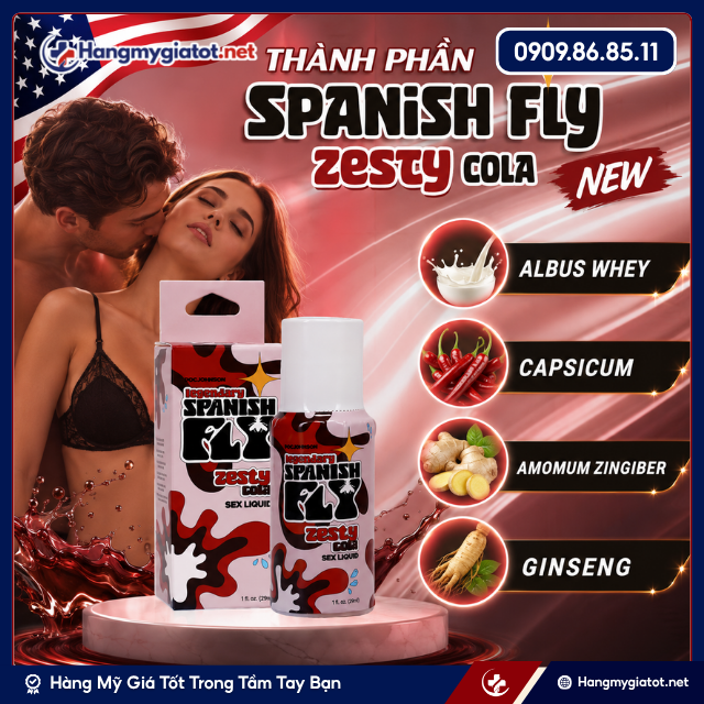 Thành phần của Spanish Fly Zesty Cola New