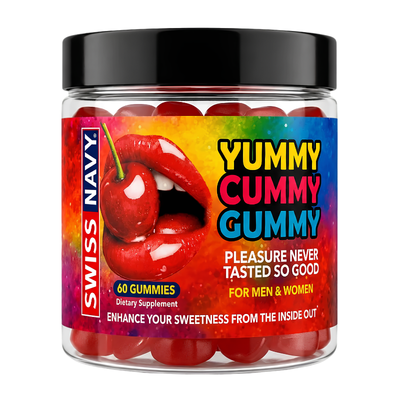 Swiss Navy Yummy Cummy Gummy 60 Viên Hỗ Trợ Cải Thiện Mùi Vị Dịch Tiết Nam Nữ