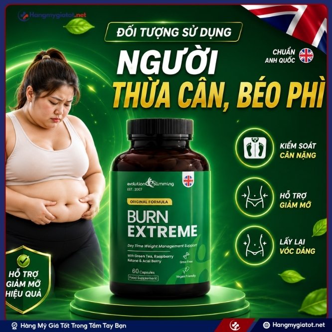 Những ai nên dùng viên uống Burn Extreme 60 viên?