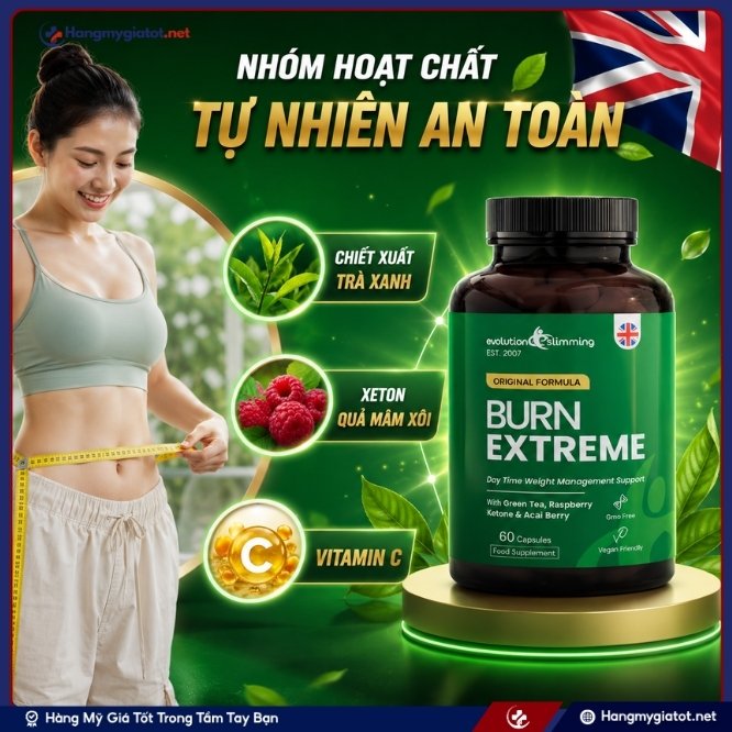Thành phần tự nhiên có trong Burn Extreme 60 viên