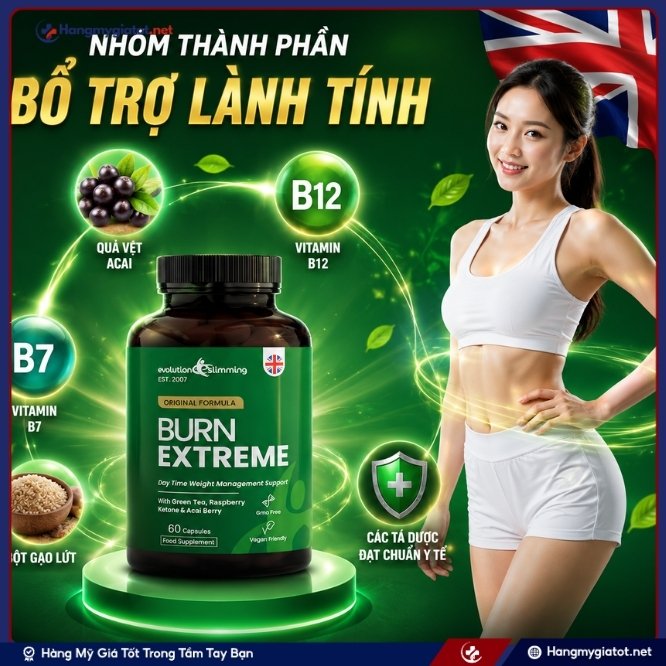 Thành phần tự nhiên có trong Burn Extreme 60 viên