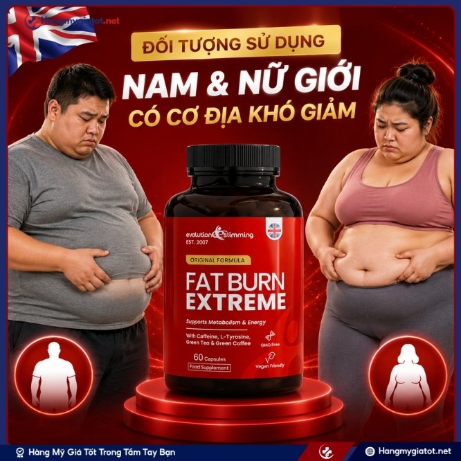 Những ai nên sử dụng viên uống Fat Burn Extreme 60 viên?