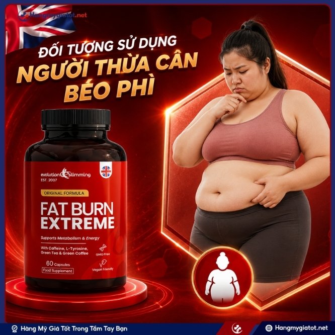 Những ai nên sử dụng viên uống Fat Burn Extreme 60 viên?