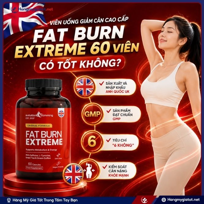 Viên uống giảm cân Fat Burn Extreme 60 viên có thực sự tốt không?
