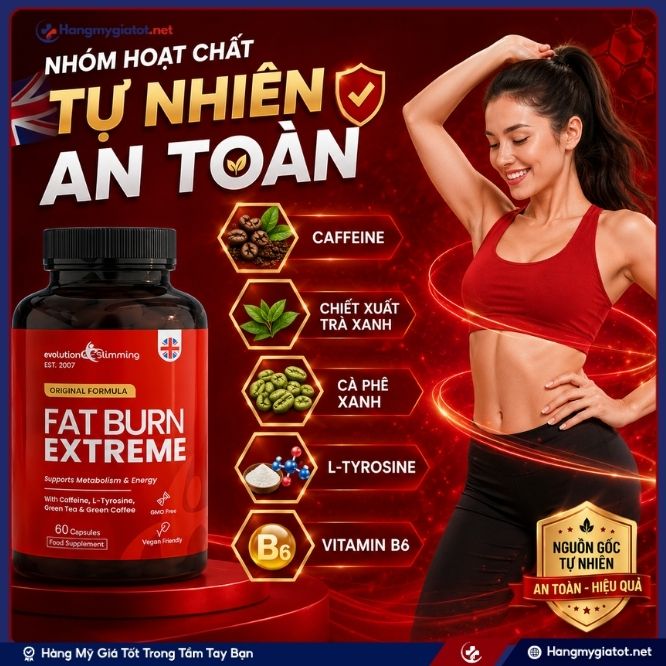 Chiết xuất tự nhiên có trong Fat Burn Extreme 60 viên