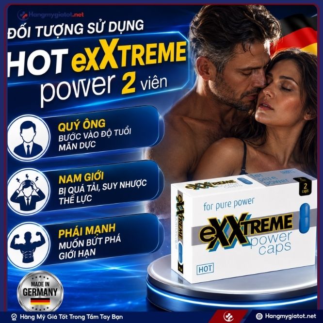 Ai nên sử dụng viên uống Hot Exxtreme power 2 viên?