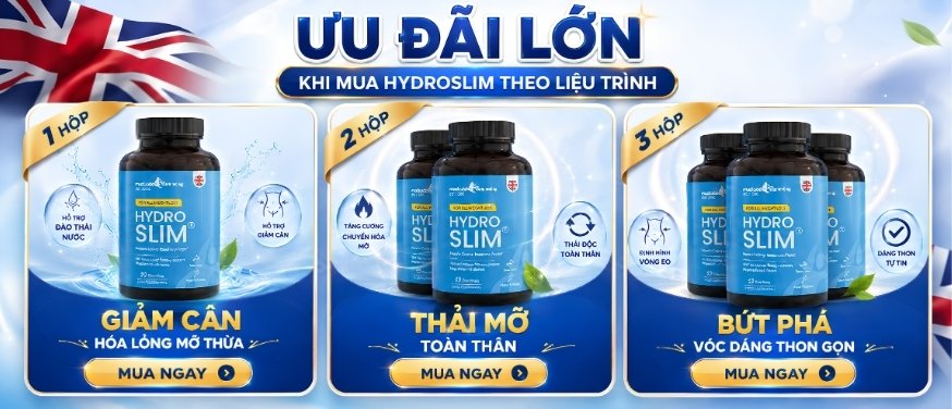 Cách sử dụng viên giảm cân HydroSlim