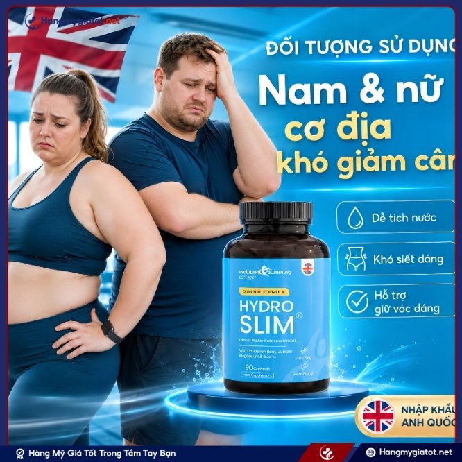 Đối tượng sử dụng viên giảm cân cao cấp HydroSlim nhập khẩu Anh Quốc