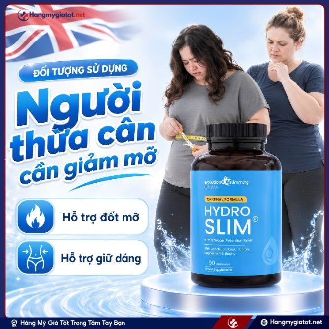 Đối tượng sử dụng viên giảm cân cao cấp HydroSlim nhập khẩu Anh Quốc