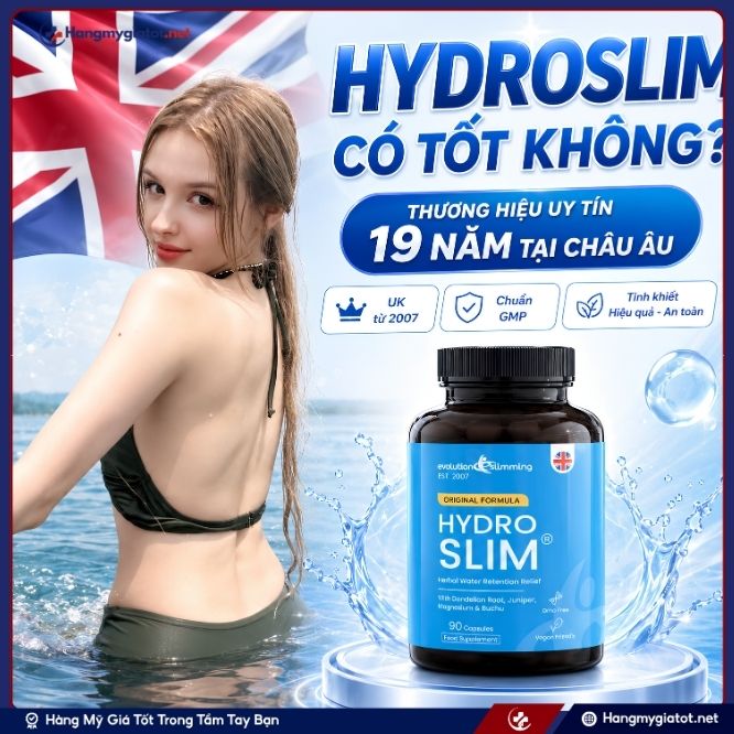 Viên uống giảm cân cao cấp HydroSlim có tốt không?