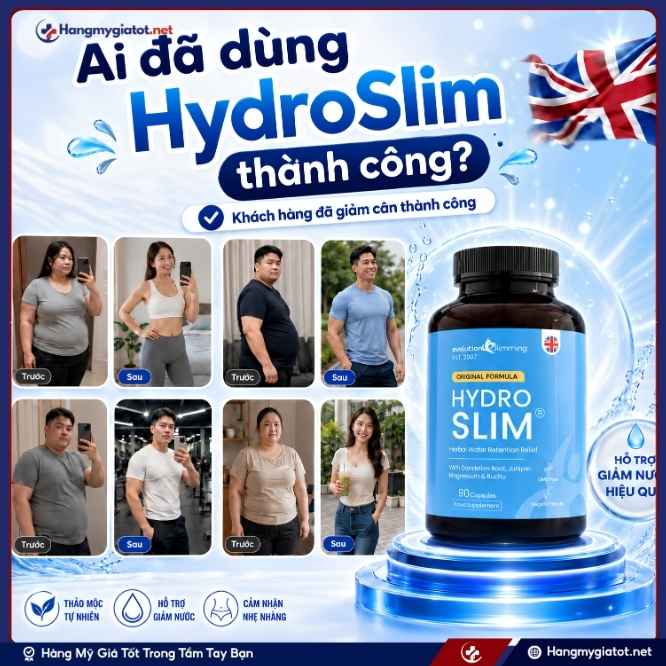 Ai đã dùng viên uống HydroSlim giảm cân thành công?