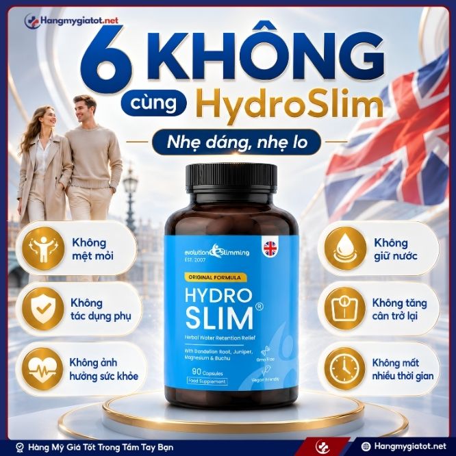 Tác dụng của viên uống giảm cân cao cấp HydroSlim