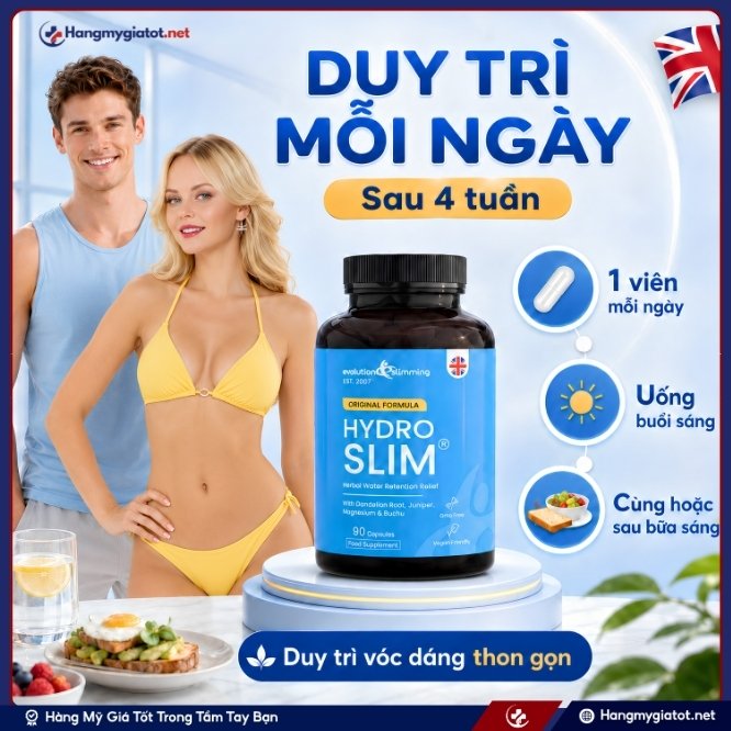 Cách sử dụng viên giảm cân HydroSlim