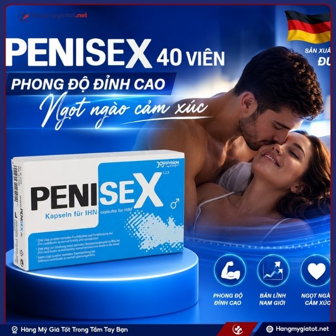Giới thiệu tổng quan về thực phẩm chức năng PENISEX 40 viên