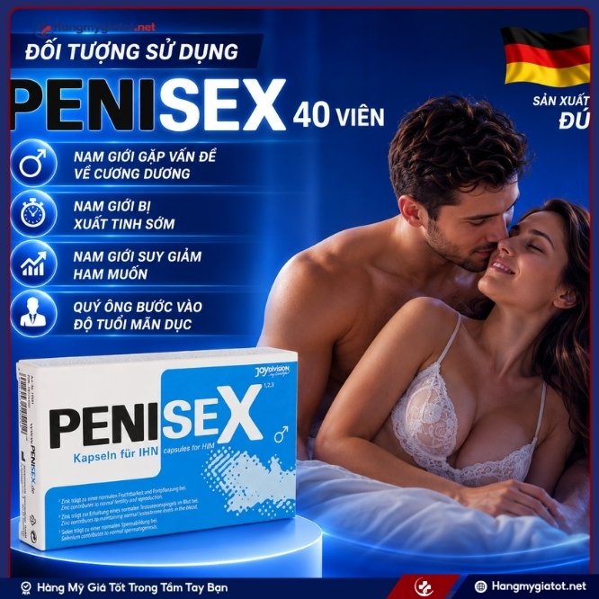 Những ai nên sử dụng viên uống PENISEX 40 Viên?