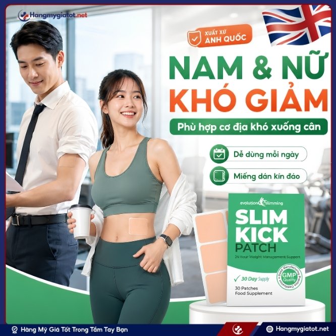 Những ai nên lựa chọn Miếng dán giảm cân Slim Kick 30 miếng?