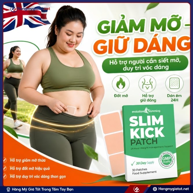 Những ai nên lựa chọn Miếng dán giảm cân Slim Kick 30 miếng?