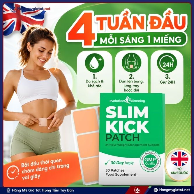 Hướng dẫn sử dụng Slim Kick 30 miếng đúng cách để đạt hiệu quả tối ưu