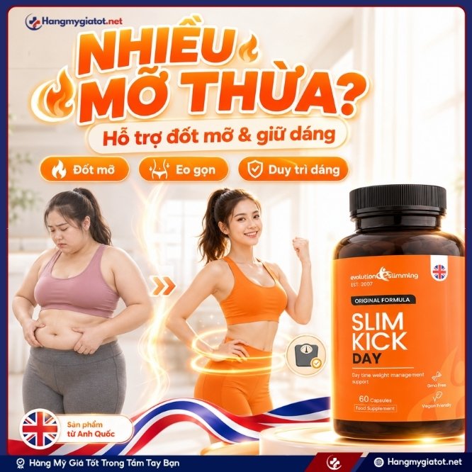 Đối tượng sử dụng viên giảm cân cao cấp Slim Kick Day nhập khẩu Anh Quốc