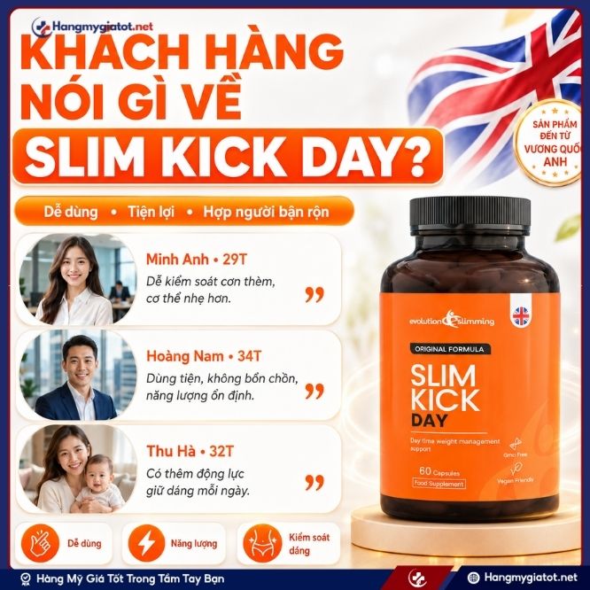 Khách hàng đã dùng Slim Kick Day nói gì về sản phẩm?