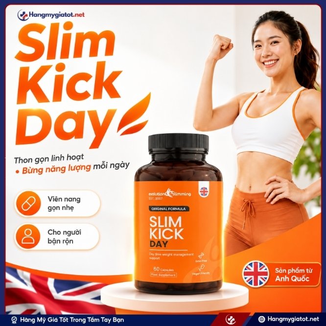 Viên uống giảm cân cao cấp Slim Kick Day là gì?