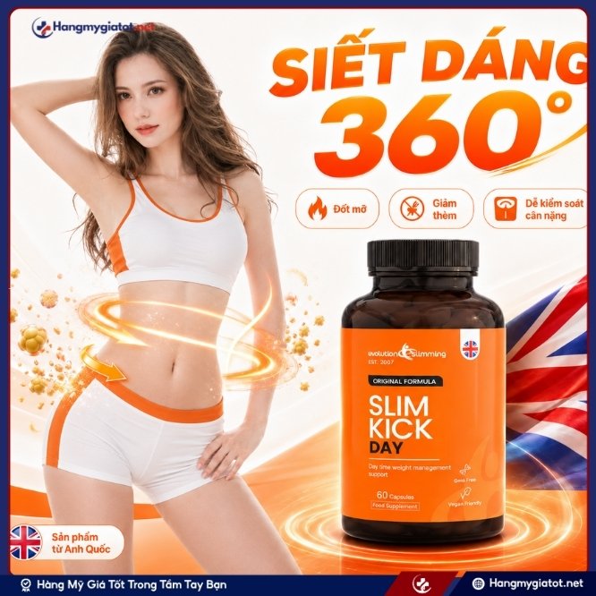 Tác dụng của viên giảm cân cao cấp Slim Kick Day