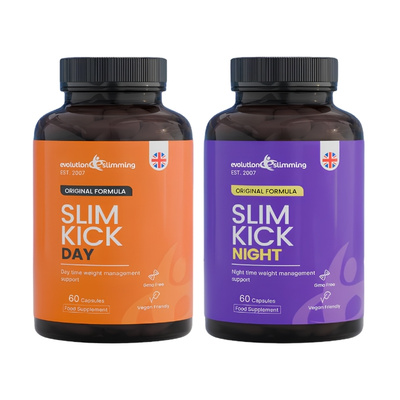 Slim Kick Day & Slim Kick Night hỗ trợ giảm cân ngày và đêm từ Anh Quốc
