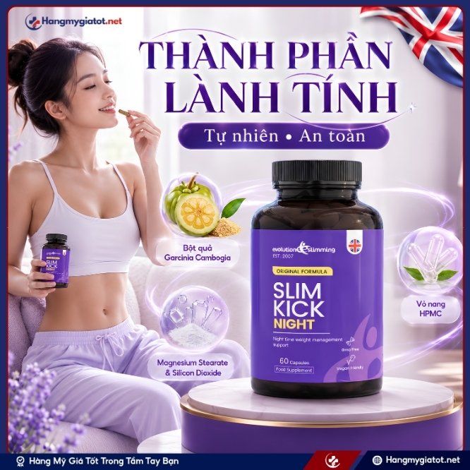 Vì sao Slim Kick Night không gây cảm giác mệt mỏi?
