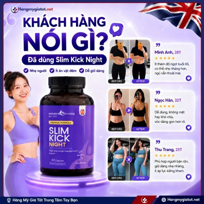 Phản hồi thực tế từ khách hàng sử dụng Slim Kick Night