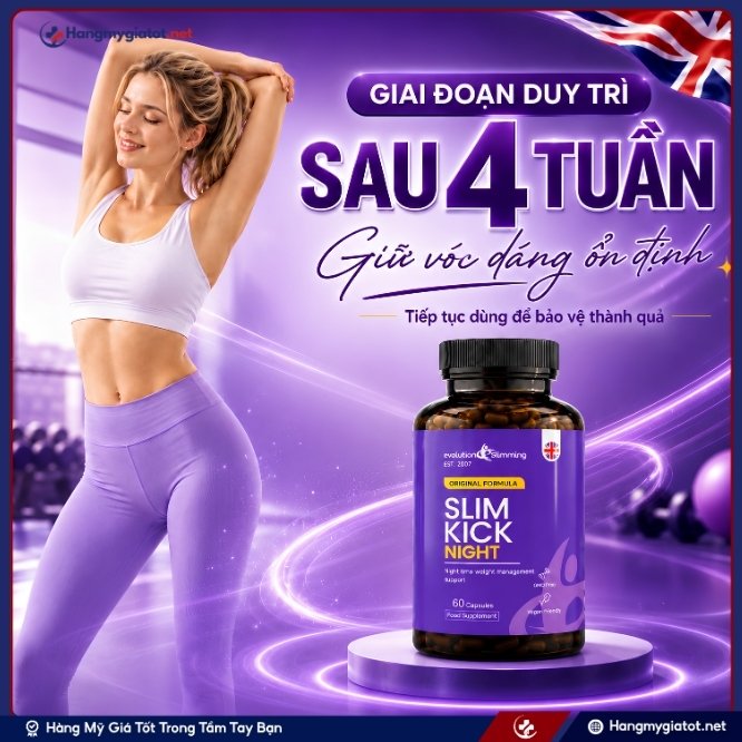 Hướng dẫn sử dụng viên giảm cân Slim Kick Night hiệu quả nhất