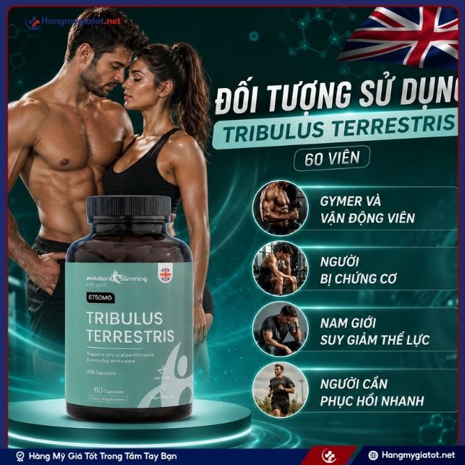 Đối tượng sử dụng Tribulus Terrestris 60 viên