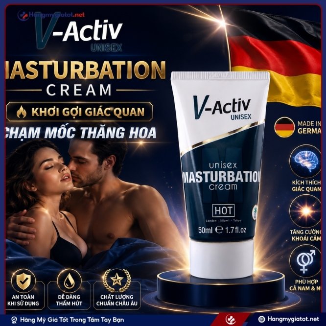 Tổng quan về V-Activ Masturbation Cream Unisex 50ml