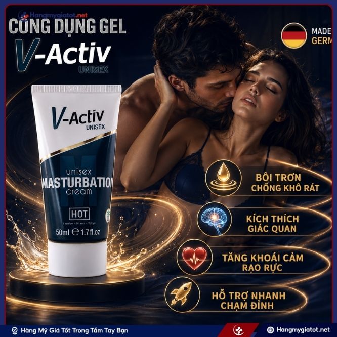 Những công dụng vượt trội Của gel V-Activ Masturbation Cream Unisex 50ml