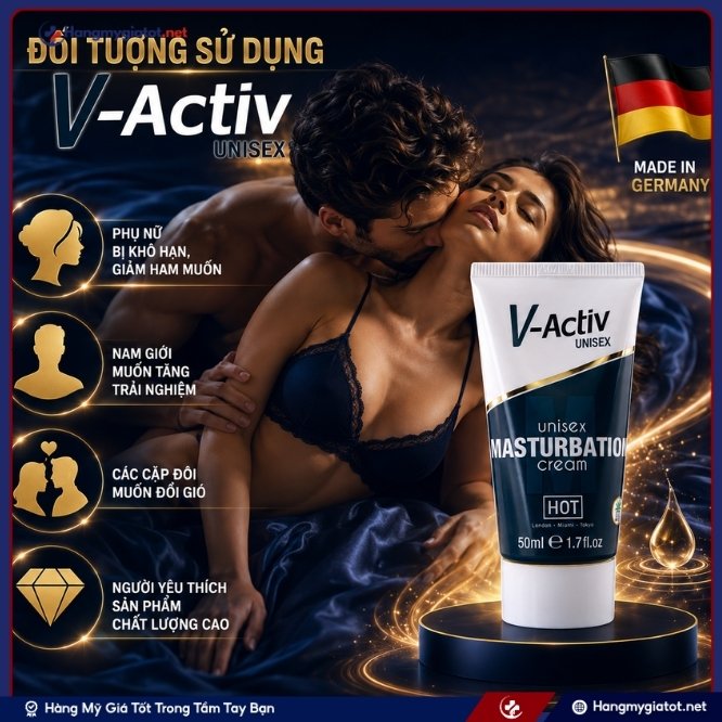 Những ai nên sử dụng V-Activ Masturbation Cream Unisex 50ml?