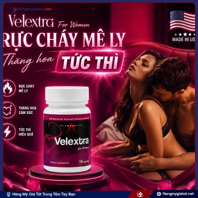 Tổng quan về viên uống Velextra For Women 10 viên