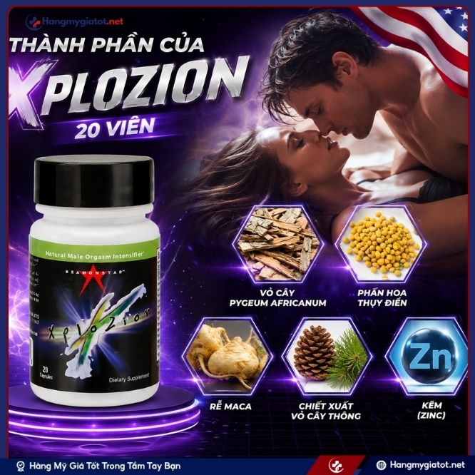 Thành phần của Xplozion 20 viên